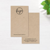 Rustisch Voeg je Logo Kaart Eigen Houder toe (Bureau)