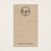 Rustisch Voeg je Logo Kaart Eigen Houder toe (Voorkant)