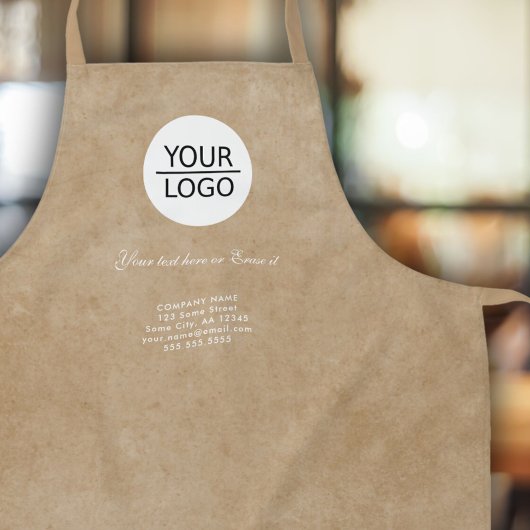 Rustisch voeg uw Bevordering van het Bedrijf van d Schort