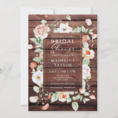 Rustisch Vrijgezellenfeest aan de rand van hout en Kaart (Voorkant)