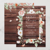 Rustisch Vrijgezellenfeest aan de rand van hout en Kaart (Voorkant / Achterkant)