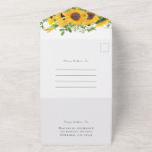 Rustisch Vrijgezellenfeest All In One Uitnodiging (Buitenkant)