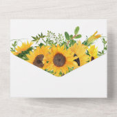 Rustisch Vrijgezellenfeest All In One Uitnodiging (Achterkant)