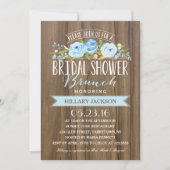 Rustisch Vrijgezellenfeest | Bridal Shower-uitnodi Kaart (Voorkant)