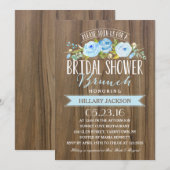 Rustisch Vrijgezellenfeest | Bridal Shower-uitnodi Kaart (Voorkant / Achterkant)