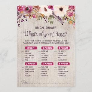 Rustisch Vrijgezellenfeest game Wat zit er in je t Kaart