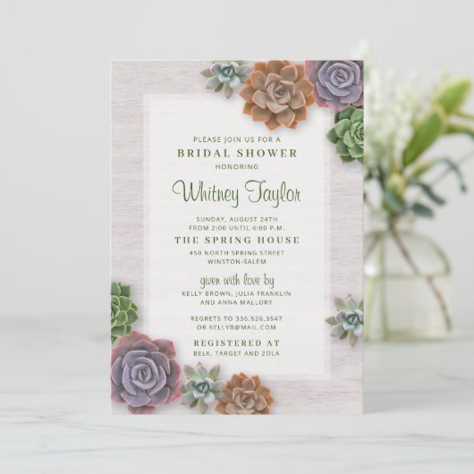 Rustisch Vrijgezellenfeest Kaart (Staand voorkant)