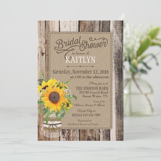 Rustisch Vrijgezellenfeest Kaart (Staand voorkant)