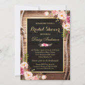 Rustisch Vrijgezellenfeest — Knot Floral Wrap Kaart (Voorkant)