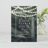 Rustisch Vrijgezellenfeest met groene lentesgras e Kaart (Staand voorkant)