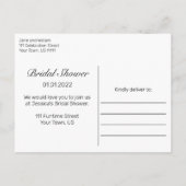 Rustisch Vrijgezellenfeest met hout en witte kant Aankondigingskaart (Achterkant)