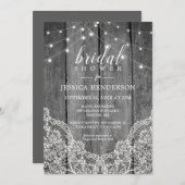 Rustisch Vrijgezellenfeest met houtslik Kaart (Voorkant / Achterkant)