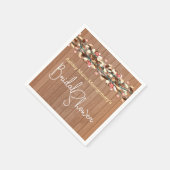 Rustisch Vrijgezellenfeest met kleurrijk hout Servet (Hoek)