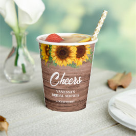 Rustisch Vrijgezellenfeest Papieren Bekers