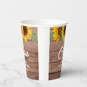 Rustisch Vrijgezellenfeest Papieren Bekers (Rechts)