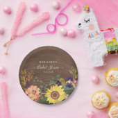 Rustisch Vrijgezellenfeest Papieren Bordje (Feest)