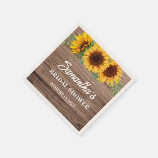 Rustisch Vrijgezellenfeest Servet (Hoek)