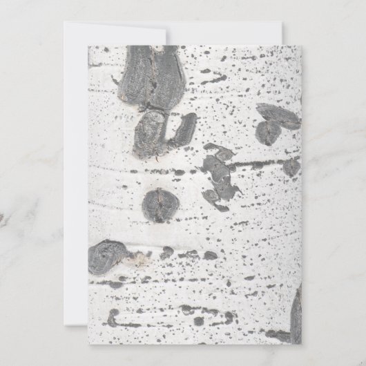 Rustisch Vrijgezellenfeest Spen Bark Leaves Yellow Kaart (Achterkant)