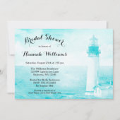 Rustisch Vrijgezellenfeest van Blauwgroen vuurtore Kaart (Voorkant)