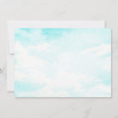 Rustisch Vrijgezellenfeest van Blauwgroen vuurtore Kaart (Achterkant)