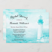 Rustisch Vrijgezellenfeest van Blauwgroen vuurtore Kaart (Voorkant / Achterkant)