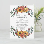 Rustisch Vrijgezellenfeest van Bourgogne zonnebloe Kaart (Staand voorkant)