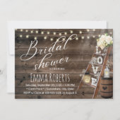 Rustisch Vrijgezellenfeest van de Houtenliefde Lad Kaart (Voorkant)