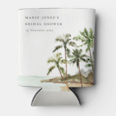 Rustisch Vrijgezellenfeest van de tropische palmbo Blikjeskoeler (Voorkant)