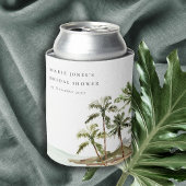 Rustisch Vrijgezellenfeest van de tropische palmbo Blikjeskoeler