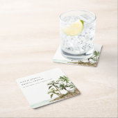 Rustisch Vrijgezellenfeest van de tropische palmbo Kartonnen Onderzetters (Insitu)