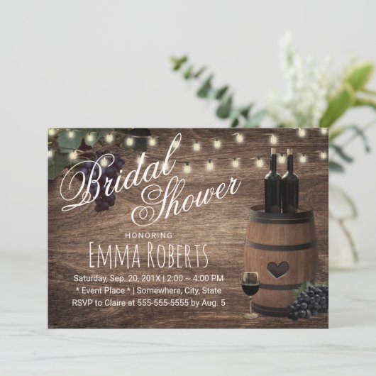 Rustisch Vrijgezellenfeest van de wijnloop naar he Kaart (Staand voorkant)