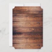 Rustisch Vrijgezellenfeest van de Zwarte Laurels Kaart (Achterkant)