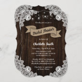 Rustisch Vrijgezellenfeest van het landschap HoutB Kaart (Voorkant / Achterkant)