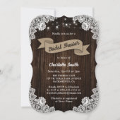 Rustisch Vrijgezellenfeest van het landschap HoutB Kaart (Voorkant)