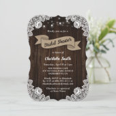 Rustisch Vrijgezellenfeest van het landschap HoutB Kaart (Staand voorkant)