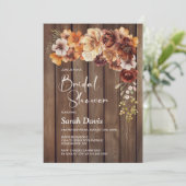 Rustisch Vrijgezellenfeest van hout Kaart (Staand voorkant)