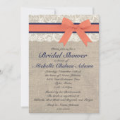 Rustisch Vrijgezellenfeest van koraal en zeemacht Kaart (Voorkant)