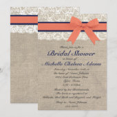 Rustisch Vrijgezellenfeest van koraal en zeemacht Kaart (Voorkant / Achterkant)