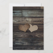 Rustisch Vrijgezellenfeest van landelijke zonneblo Kaart (Achterkant)