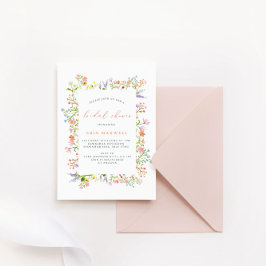 Rustisch Vrijgezellenfeest van Lijst van wilde blo Kaart