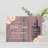 Rustisch Vrijgezellenfeest van   van wijnvat Kaart (Staand voorkant)