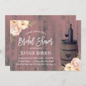 Rustisch Vrijgezellenfeest van   van wijnvat Kaart (Voorkant / Achterkant)