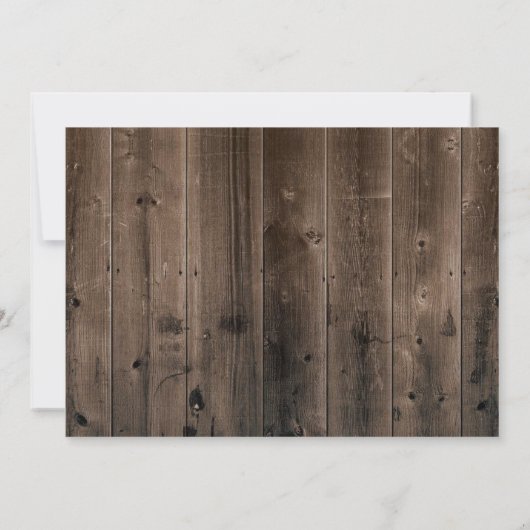 Rustisch Vrijgezellenfeest van wijnstokken met lav Kaart (Achterkant)