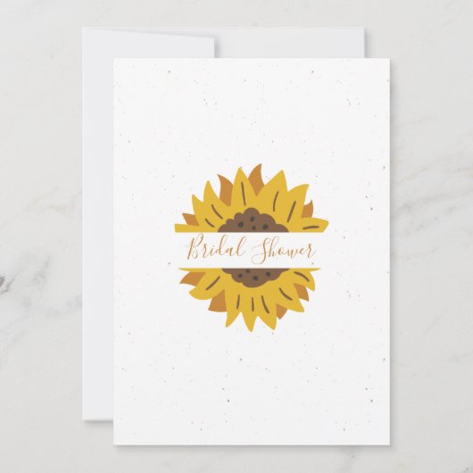 Rustisch Vrijgezellenfeest van zonnebloempitten Kaart (Achterkant)