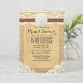 Rustisch  Vrijgezellenfeest voor  baden Kaart (Staand voorkant)