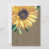 Rustisch Vrijgezellenfeest voor bruin hout Kaart (Achterkant)