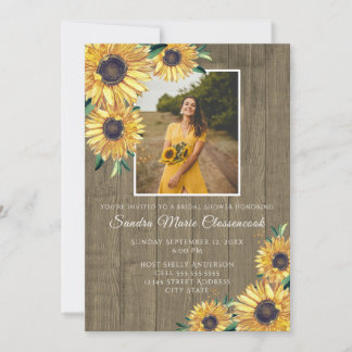 Rustisch Vrijgezellenfeest voor bruin hout Kaart