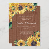 Rustisch Vrijgezellenfeest voor bruin hout Kaart (Voorkant / Achterkant)