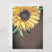 Rustisch Vrijgezellenfeest voor bruin hout Kaart (Achterkant)