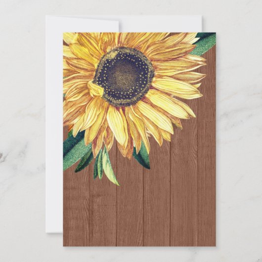 Rustisch Vrijgezellenfeest voor bruin hout Kaart (Achterkant)